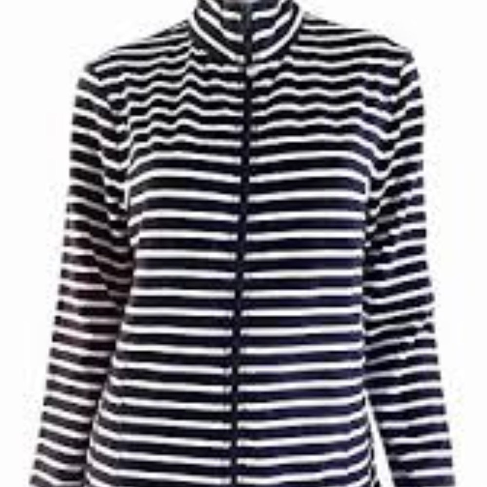 Jones New York Women's Full Zip Mock Neck Jacket